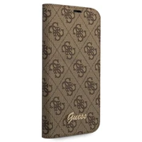 Guess GUBKP14SHG4SHW iPhone 14 6.1 "ruda / ruda knyga 4G Vintage Gold Logo