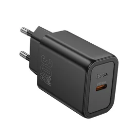 Įkroviklis telefonui Hoco USB C QC PD 30W N62 juodas