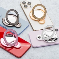 Telefonų stovas CIRCLE MIRROR - klijuojamas - rožinis