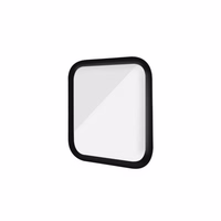 PanzerGlass Lenktas antibakterinis grūdintas stiklas Apple Watch 7 - 41mm - juodas