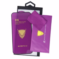 Grūdintas stiklas OG Premium for Motorola Moto G55 juodas frame