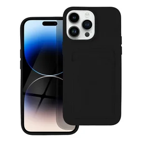 Kortelių dėklas telefonui IPHONE 14 Pro Max juodas