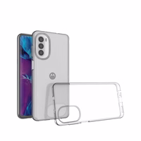 Itin plonas 0.5mm dėklas telefonui Motorola Moto G82 5G / Moto G52 skaidrus