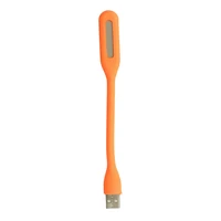 Mini LED lempa silikoninė USB oranžinė