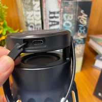 Lempa su bluetooth garsiakalbiu A3 juoda