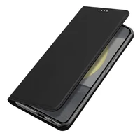 DUX DUCIS piniginės tipo dėklas SKIN PRO telefonui SAMSUNG S24 FE juodas