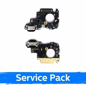 Krovimo lizdas skirtas Xiaomi Mi 9 su lanksčiąja jungtimi / plata originalus (Service Pack)