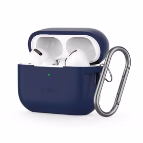Tech-Protect silikoninis dėklas su kabliuku Apple AirPods Pro 1 / 2 - mėlynas