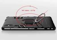 Dėklas telefonui Ring Armor Redmi 13 4G - juodas (m)