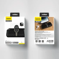 Mini išorinė baterija Dudao K20SL 5000mAh su Lightning / USB-C jungtimis (juoda)