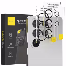 Spacecase kameros apsauginis stiklas QuickFit Galaxy S26 Ultra sidabrinis