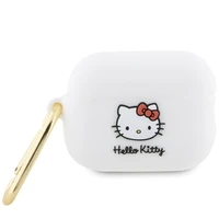 Hello Kitty silikoninis 3D Kitty galvos dėklas AirPods Pro 2 (2022/2023) - baltas