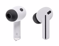 Samsung Galaxy Buds3 FE 420 Grey - belaidės ausinės, pilkos spalvos