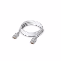 Ubiquiti UACC-Cable-Patch-EL-2M-W tinklo kabelis Permatomas, Balta Cat6