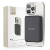 Tech-Protect LifeMag PB11 išorinė baterija su MagSafe 10000mAh 15W USB-C prievadas - juoda + USB-C kabelis