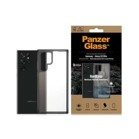 PanzerGlass HardCase antibakterinis karinio lygio sertifikuotas dėklas Samsung Galaxy S22 Ultra - permatomas
