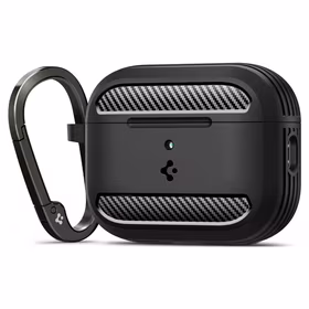 Spigen Rugged Armor dėklas AirPods 3 - matinės juodos spalvos