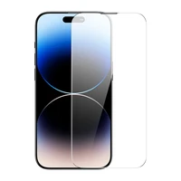 Baseus viso ekrano apsauginis stiklas iPhone 14 Pro Max su garsiakalbio apsauga 0.3mm + montavimo rėmelis