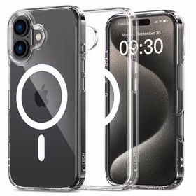 Tech-Protect FlexAir Hybrid Magnetinis dėklas telefonui iPhone 16 Plus - skaidrus