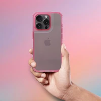 MATRIX CLEAR dėklas telefonui IPHONE 17 pudros rožinis