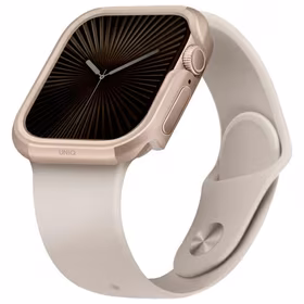 Uniq dėklas Valencia Apple Watch Series 46mm – auksinis/auksinis