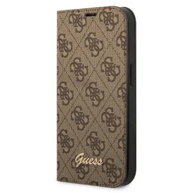 Guess GUBKP14SHG4SHW iPhone 14 6.1 "ruda / ruda knyga 4G Vintage Gold Logo