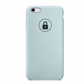 Dėklas "Silicone Case" skirtas iPhone 6 (iPhone 6S) / Turqouise / su įpakavimu