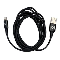Wozinsky Kabelis USB - Lightning 2,4A 1m juodas (WUC-L1B)