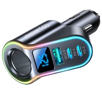 Joyroom greitas automobilinis įkroviklis 4in1 USB-A QC3.0 / 2xUSB-C PD 150W juodas (JR-CL21)