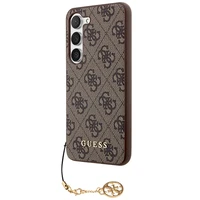 Guess 4G Charms Collection dėklas telefonui Samsung Galaxy A55 - rudas