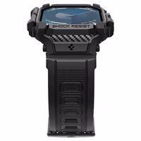 Spigen Rugged Armor dėklas Apple Watch 10 46mm laikrodžiui - juodas