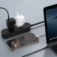 Dudao A28 45W GaN USB-C sieninis įkroviklis - juodas