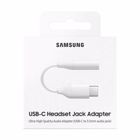 Samsung Headphone Adapteris 3.5mm Mini Jack (Female) - USB Type C (Male) baltas (EE-UC10JUWEGWW)