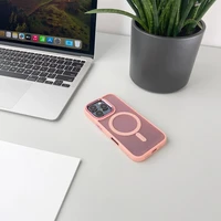 Magnetinis madingas dėklas telefonui iPhone 17 Air - rožinis