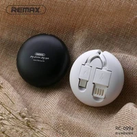 REMAX kabelis Cutebaby RC-99a - USB į Type C - 1 metras juodas
