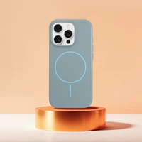 Blizgus magnetinis dėklas suderinamas su MagSafe IPHONE 13 PRO mėtų