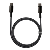 Baseus kabelis Tungsten PD USB-C - USB-C 1,0 m juodas
