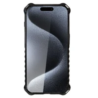 Audi IML Sport Magnetinis dėklas telefonui iPhone 15 Pro 6.1" juodas/juodas kietas dėklas AU-IMLMIP15P-RSQ/D2-BK