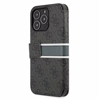 Guess GUBKP13X4GDGR iPhone 13 Pro Max 6,7" pilkas/grey book 4G Stripe