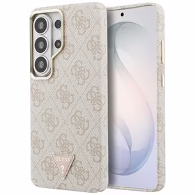 Guess dėklas 4G Triangle Logo MagSafe for Samsung Galaxy S26 Ultra rožinis