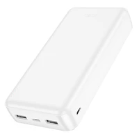 Išorinė baterija Power Bank Hoco J100A 2xUSB-A 20000mAh balta