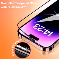 Grūdintas stiklas Tel Protect 10X HD Titanium Iphone 16 Pro Max (vokas)