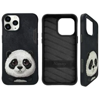 Nimmy Big Eyed Pet 2.0 Panda dėklas iPhone 15 Pro – juodas
