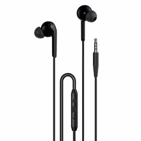 Dudao X3+ in-ear ausinės, wired, 3.5mm minijack - juodas