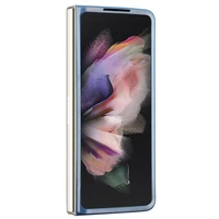Guess 4G trikampis strass dėklas telefonui Samsung Galaxy Z Fold 5 - mėlyna