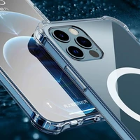TEL PROTECT Magnetinis silikoninis dėklas Iphone 11 skaidrus