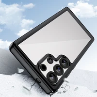 Dėklas telefonui (m) su gelio rėmeliu Samsung Galaxy S25 Ultra - juodas (m)