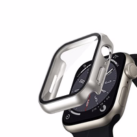 Crong Hybrid Watch dėklas - dėklas with glass Apple Watch 41mm (Starlight)