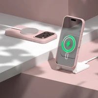 Etteri Silicone Mag case for iPhone 17 Pro light pink