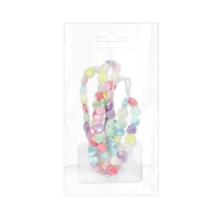 PIXIE telefono dirželis, telefono pakabukas / virvelės ilgis 68 cm (34 cm kilpoje) / ant kaklo – su širdelėmis